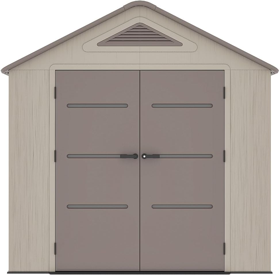 Vente-unique - Abri de Jardin résine 6,15m², plancher, 22mm - ANTEVA