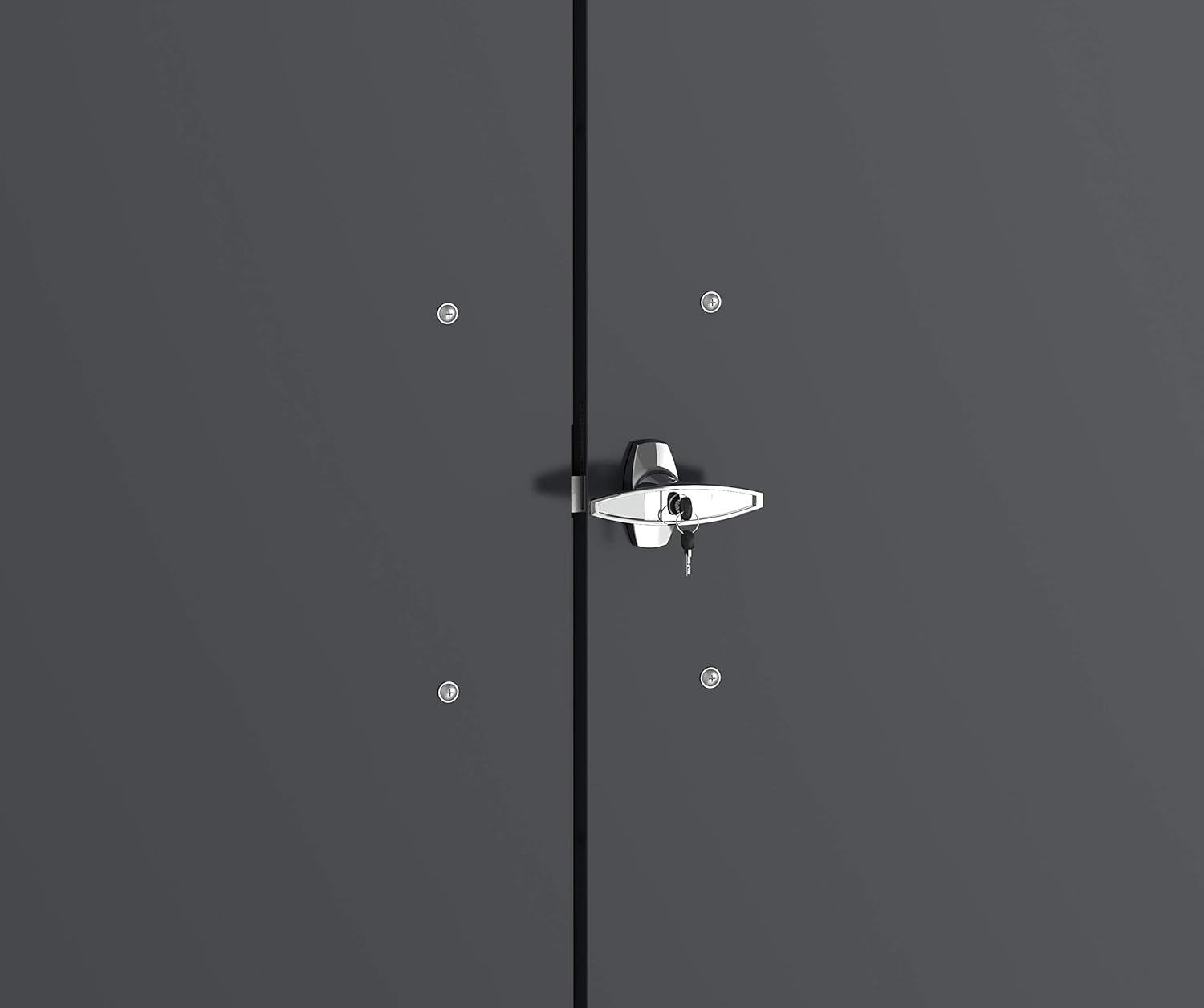 Duramax - abri poubelles double - 154x96x131 cm - métal verrouillable