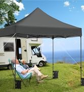 Yaheetech Tonnelle 3 x 3 m Tonnelle de jardin étanche Tente de réception Pop-Up Tente de jardin Hauteur