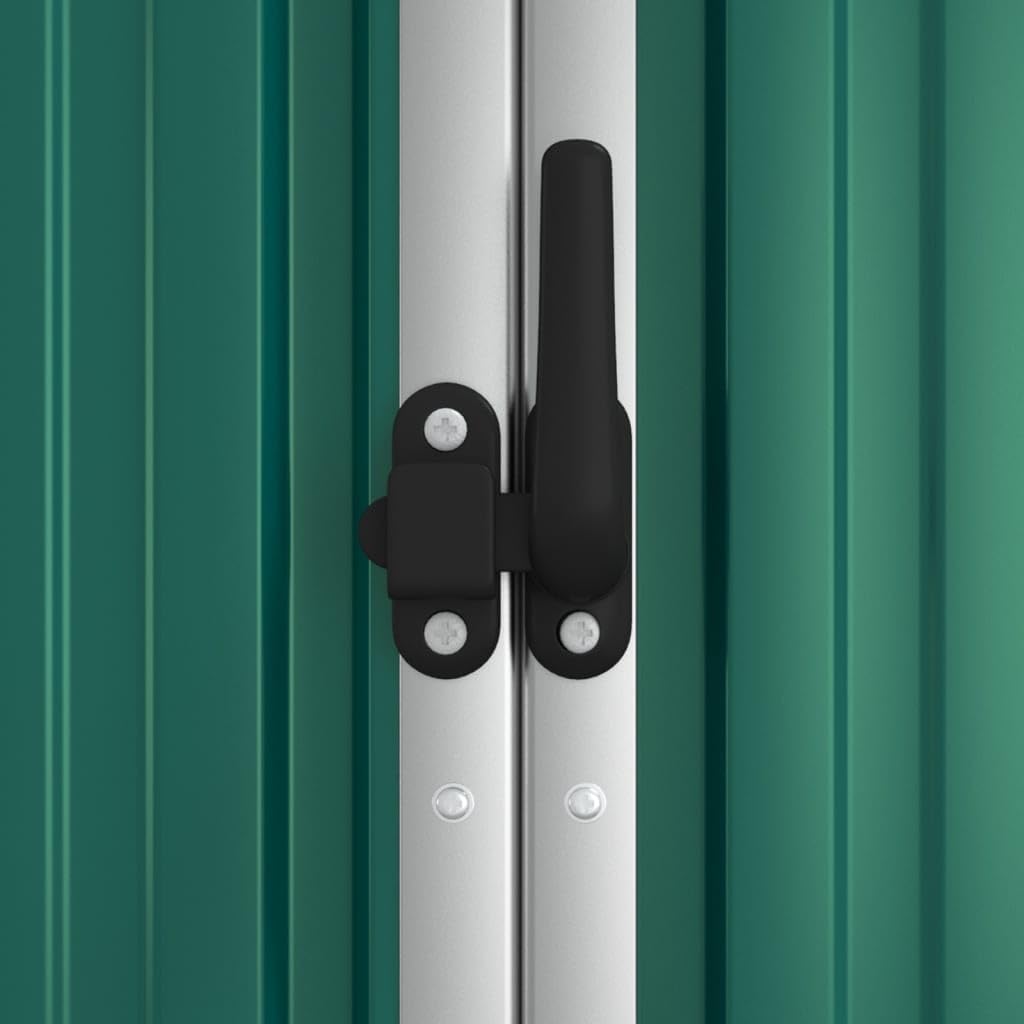 Générique Abri à Outils de Jardin Vert 161x89x161 cm Acier galvanisé, Maison & Jardin, Pelouses & Jardins, Vie en extérieur, Structures extérieures, Cabanes & abris de Jardin, Vert, (Poids 29.62KG)