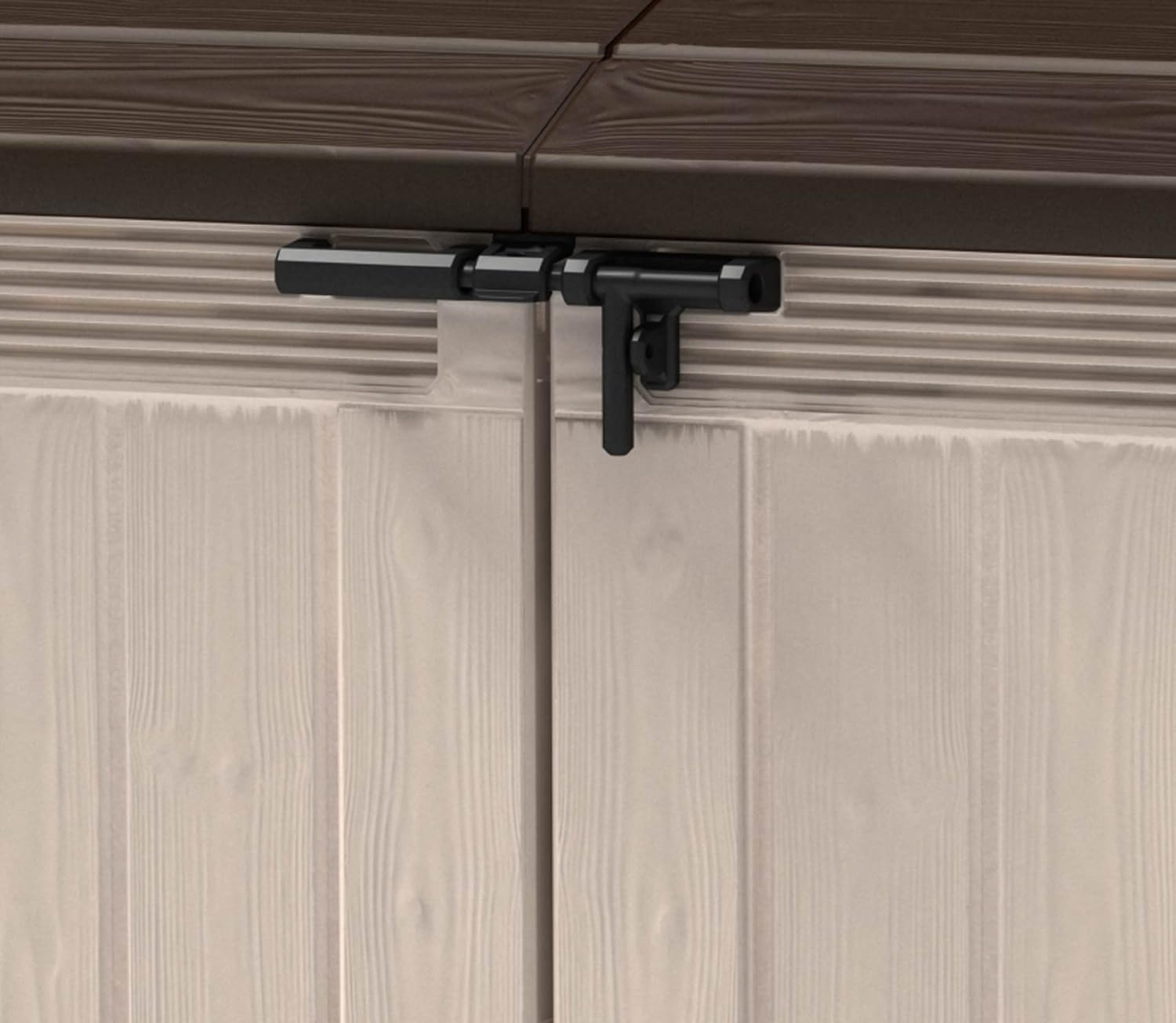 Keter - Abri horizontal SIO Ultra - 2000L - rangement poubelle robuste
