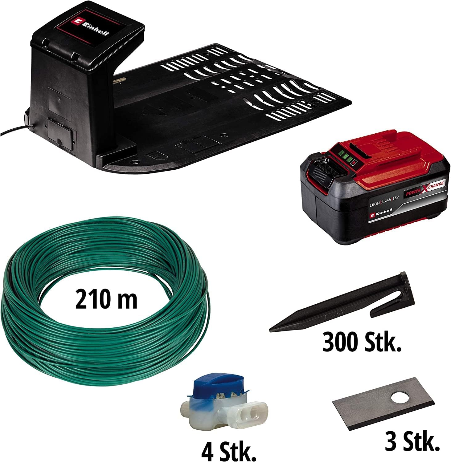 Einhell - robot tondeuse FREELEXO 1200 - 1200m² - LCD, Bluetooth, 18V, batterie 5,2Ah