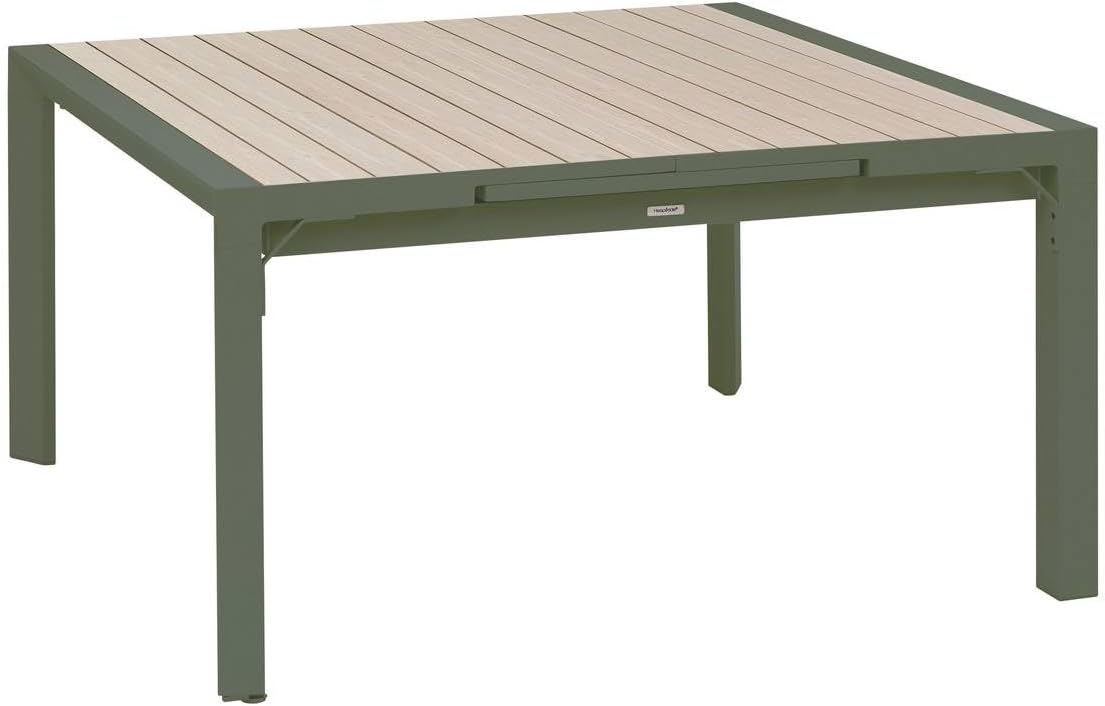 Hespéride - Evasion - table extensible 10 places - alu et effet bois
