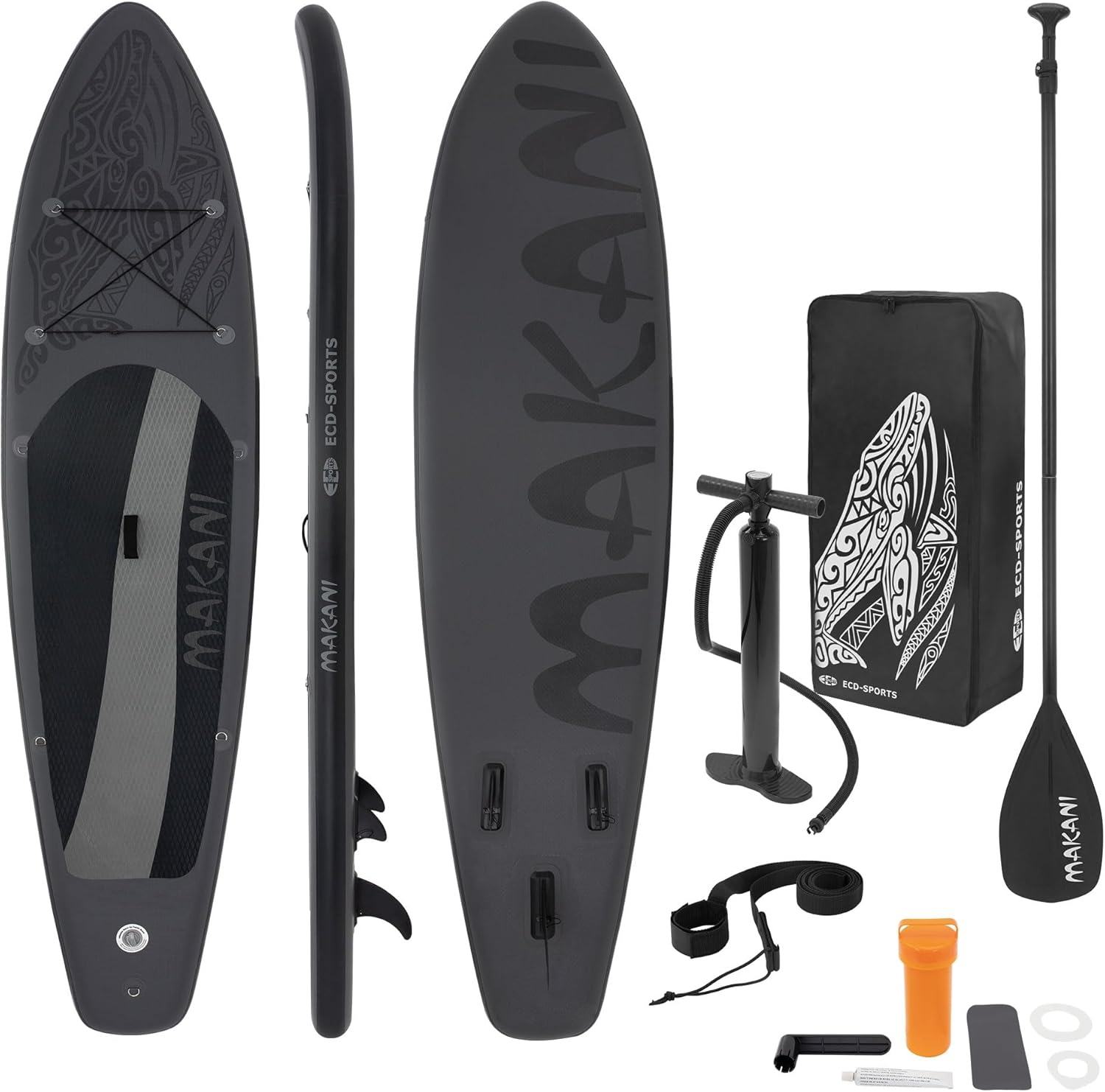 ECD Germany - Stand Up Paddle Gonflable - 305/308/320/380 cm - PVC, 120/150 kg, épaisseur 10/15 cm