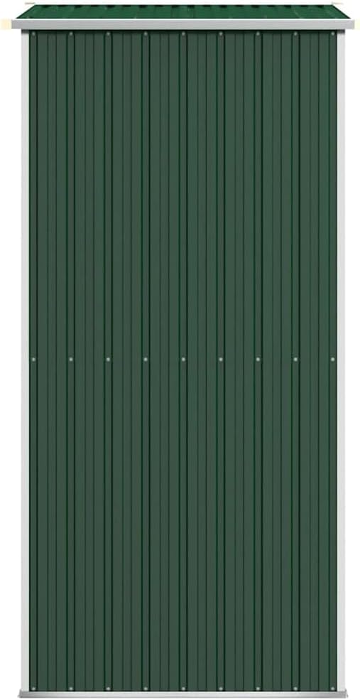 vidaXL - Abri de jardin vert 192x108x223 cm acier galvanisé, rangement