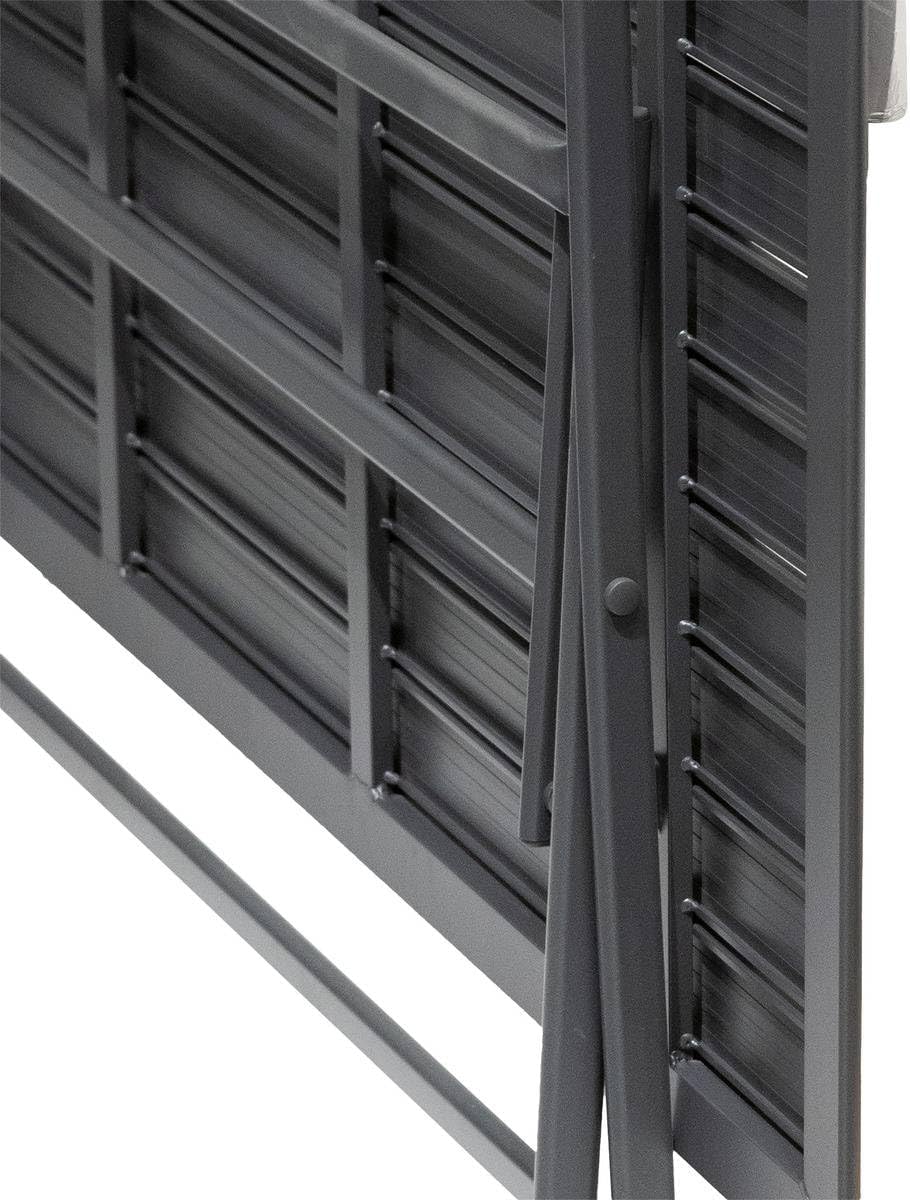 Hespéride - Azua table de jardin pliante 6 places, aluminium gris