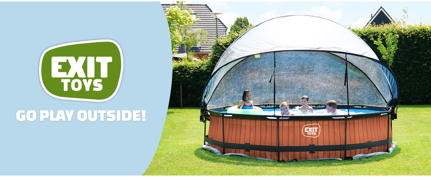 EXIT Toys piscine jardin auvent rond universel