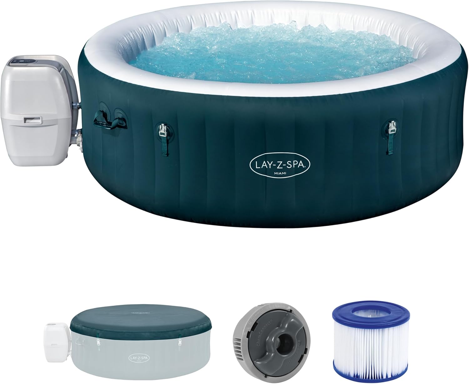 Bestway - Miami AirJet - 196x196x66 cm - spa gonflable 4-6 pers.