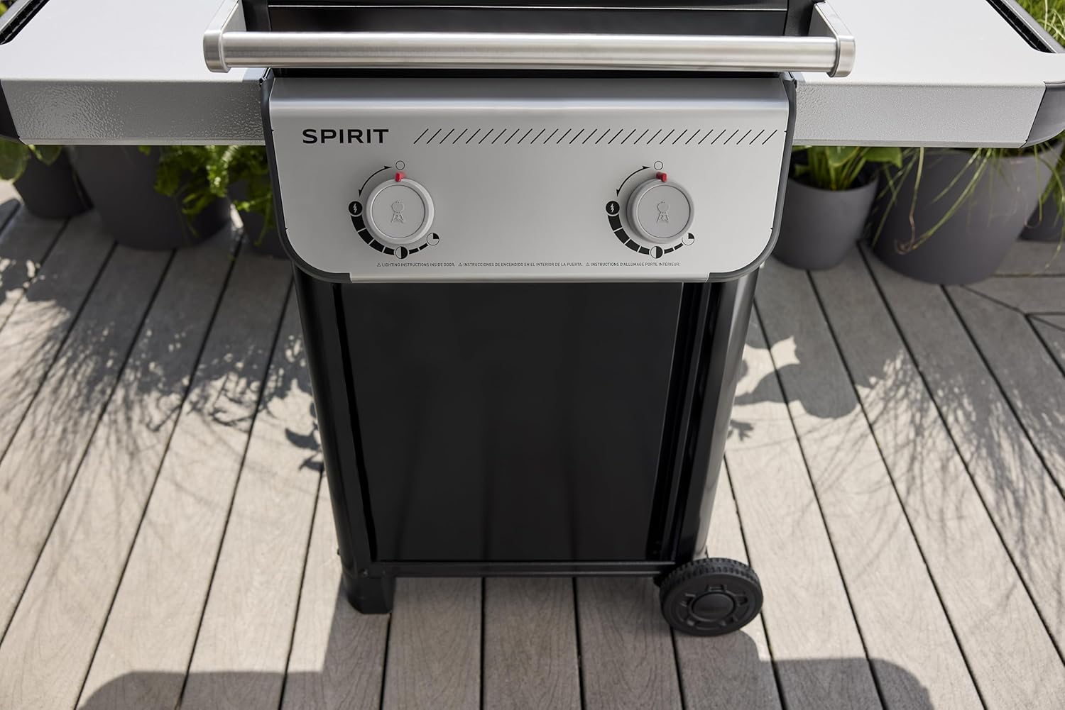 Weber - Spirit E-210 - 51x46 cm - 2 brûleurs, tablettes intégrées
