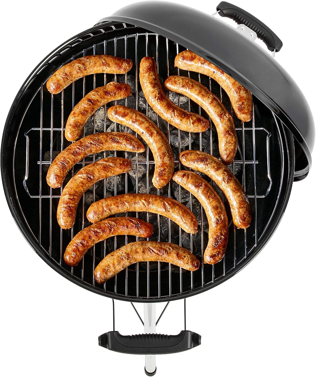 Weber - Original Kettle série - 47 cm - acier émaillé, nettoyage One-Touch, thermomètre, trépied, noir E-4710