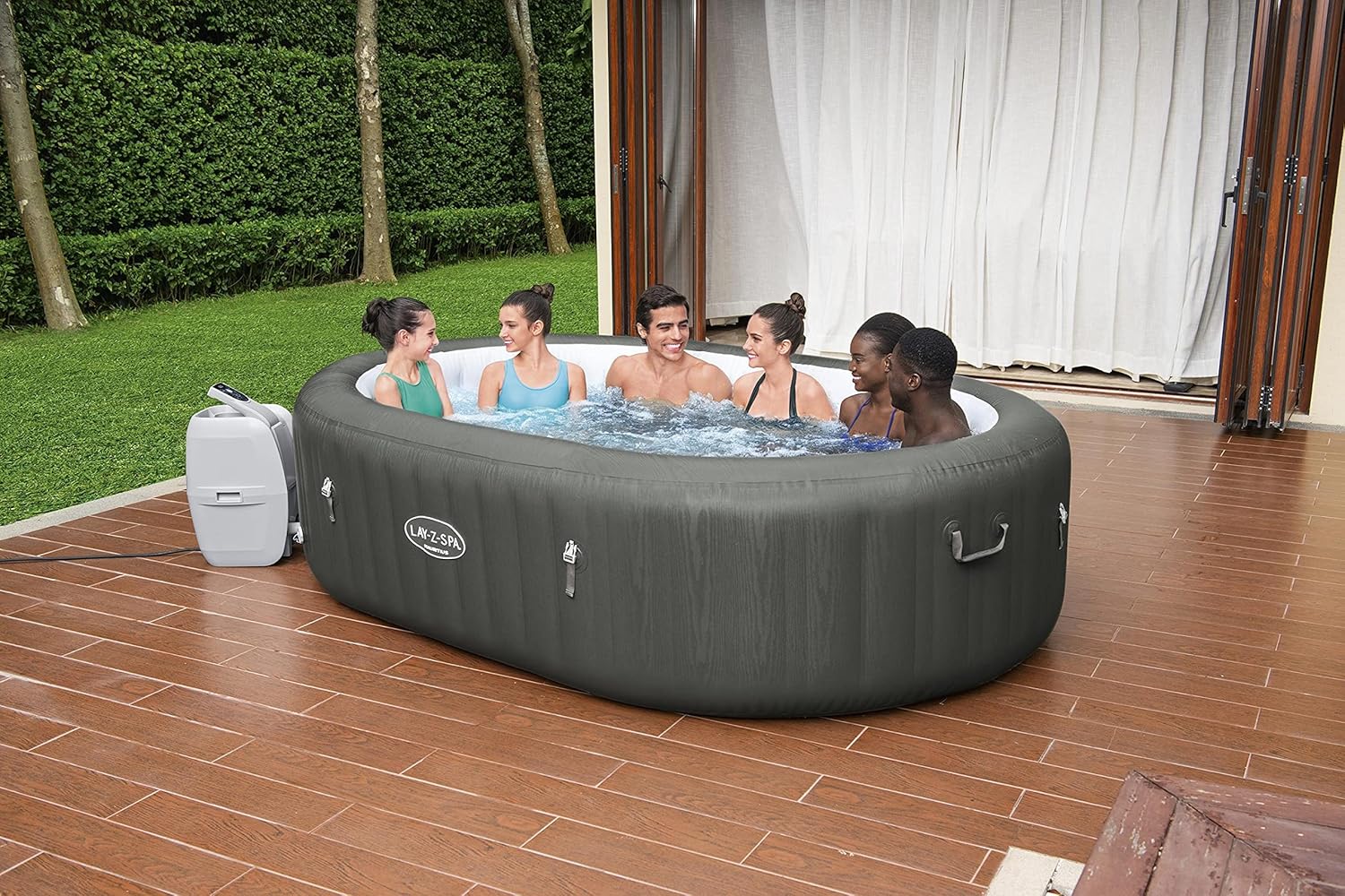 Bestway - Lay-Z-Spa Mauritius Airjet - 270x180x71 cm - 5-7 pers.
