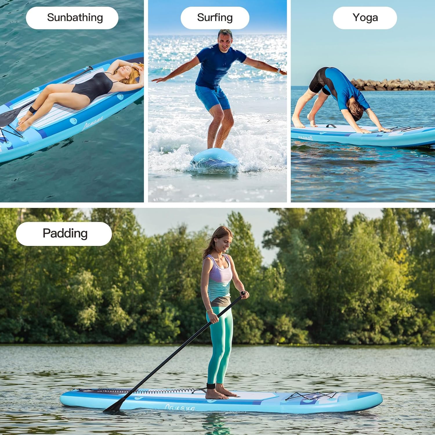 Panana - Planche SUP gonflable - ultra-légère, accessoires, adulte