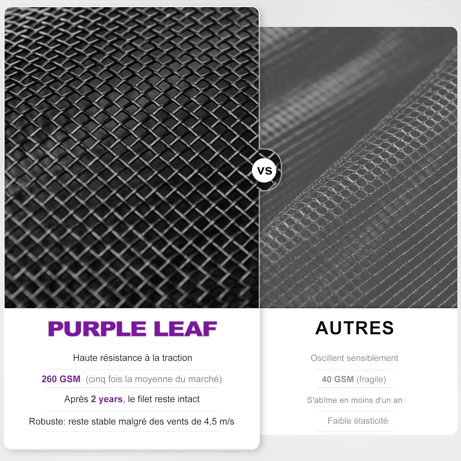 PURPLE LEAF - Pergola toit double 4,85x3,65m acier moustiquaire rideaux