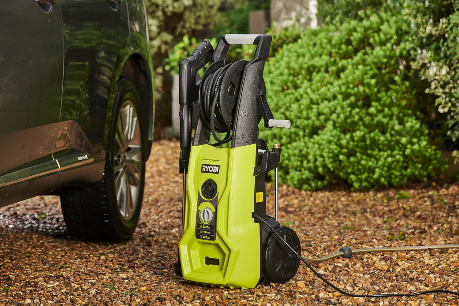 Ryobi - Nettoyeur haute pression série RY170 - 170 bars - Vert/anthracite - RY170PWA