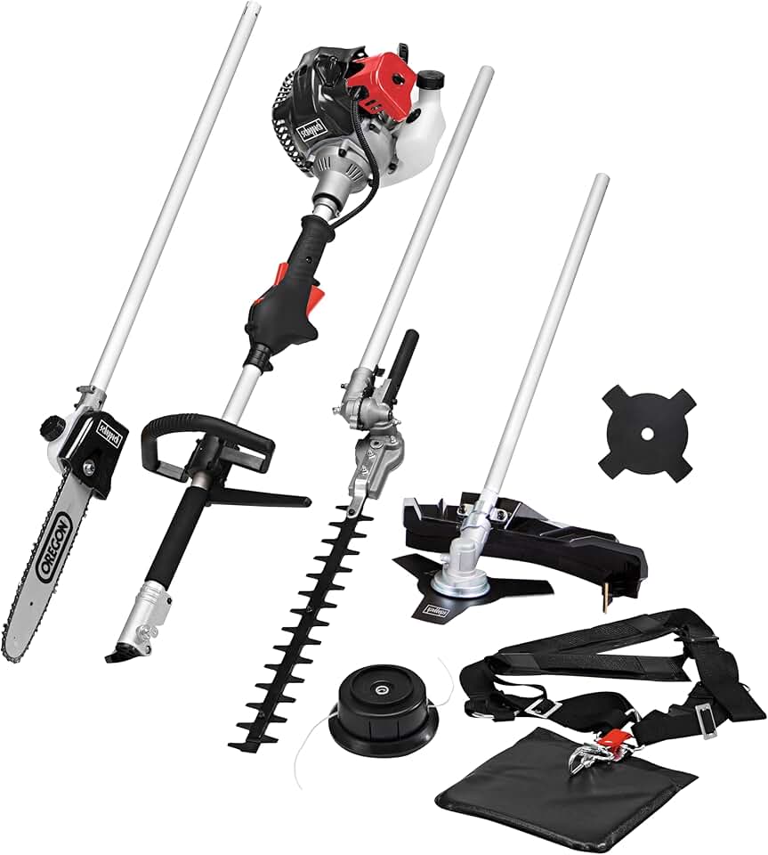Scheppach - MT33P - 4en1 thermique, 2 temps, 1,22 CV, accessoires inclus MT33P