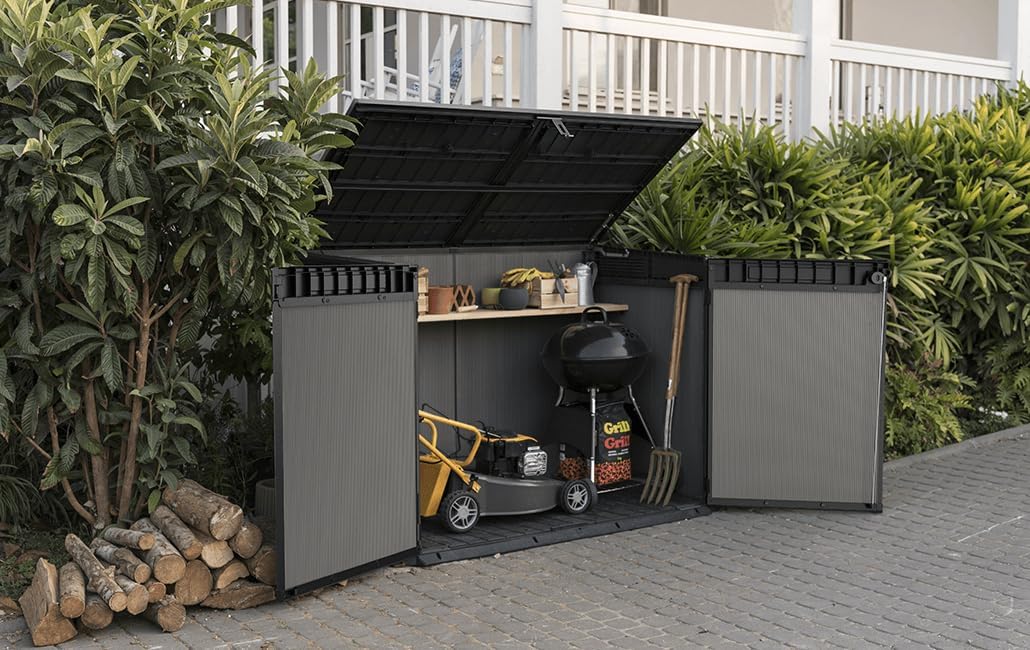 Keter - Premier Jumbo - 2020L - Coffre rangement extérieur spacieux