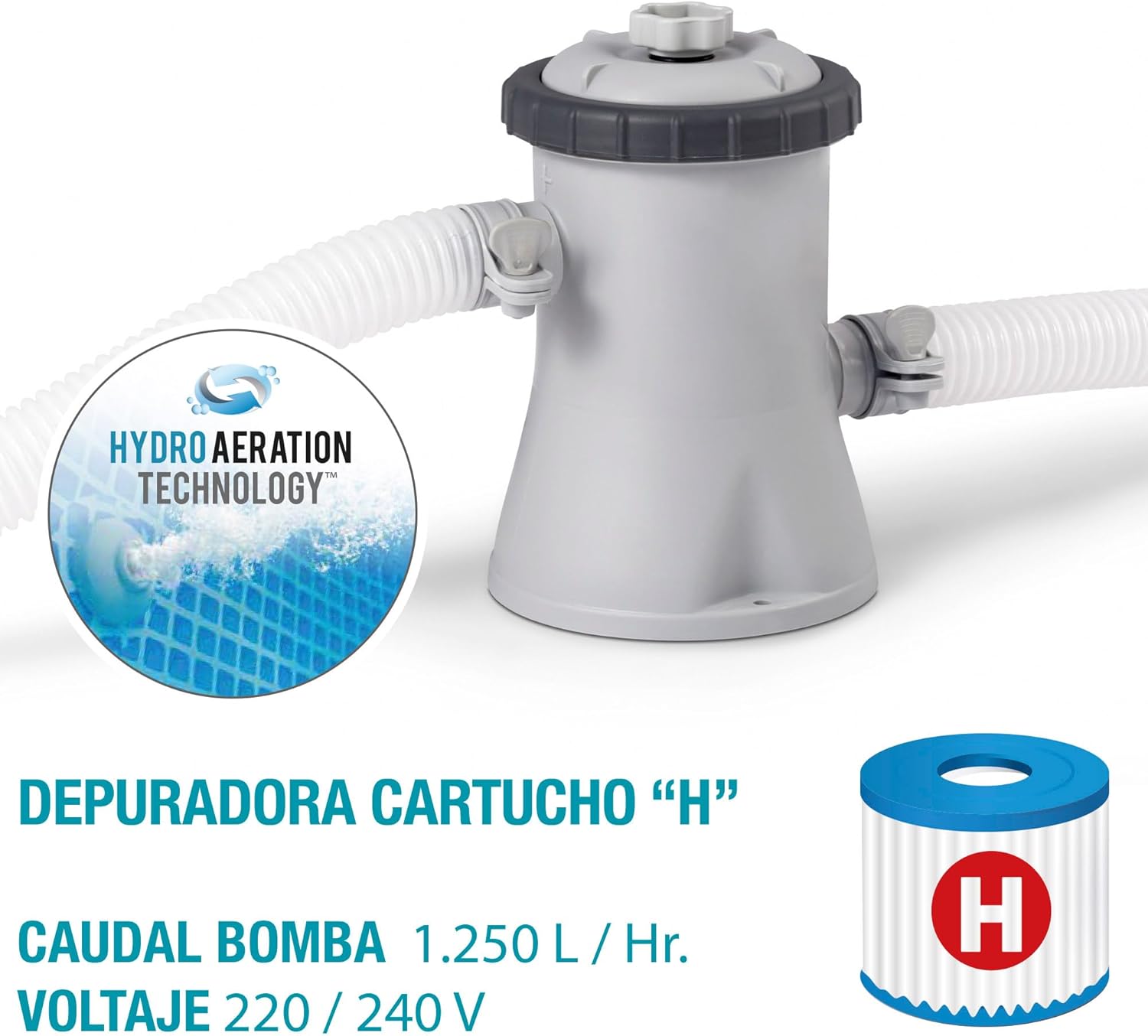 Intex - Easy Set 28122NP - Piscine autoportée 3,05x0,76m, épurateur 1m3/h