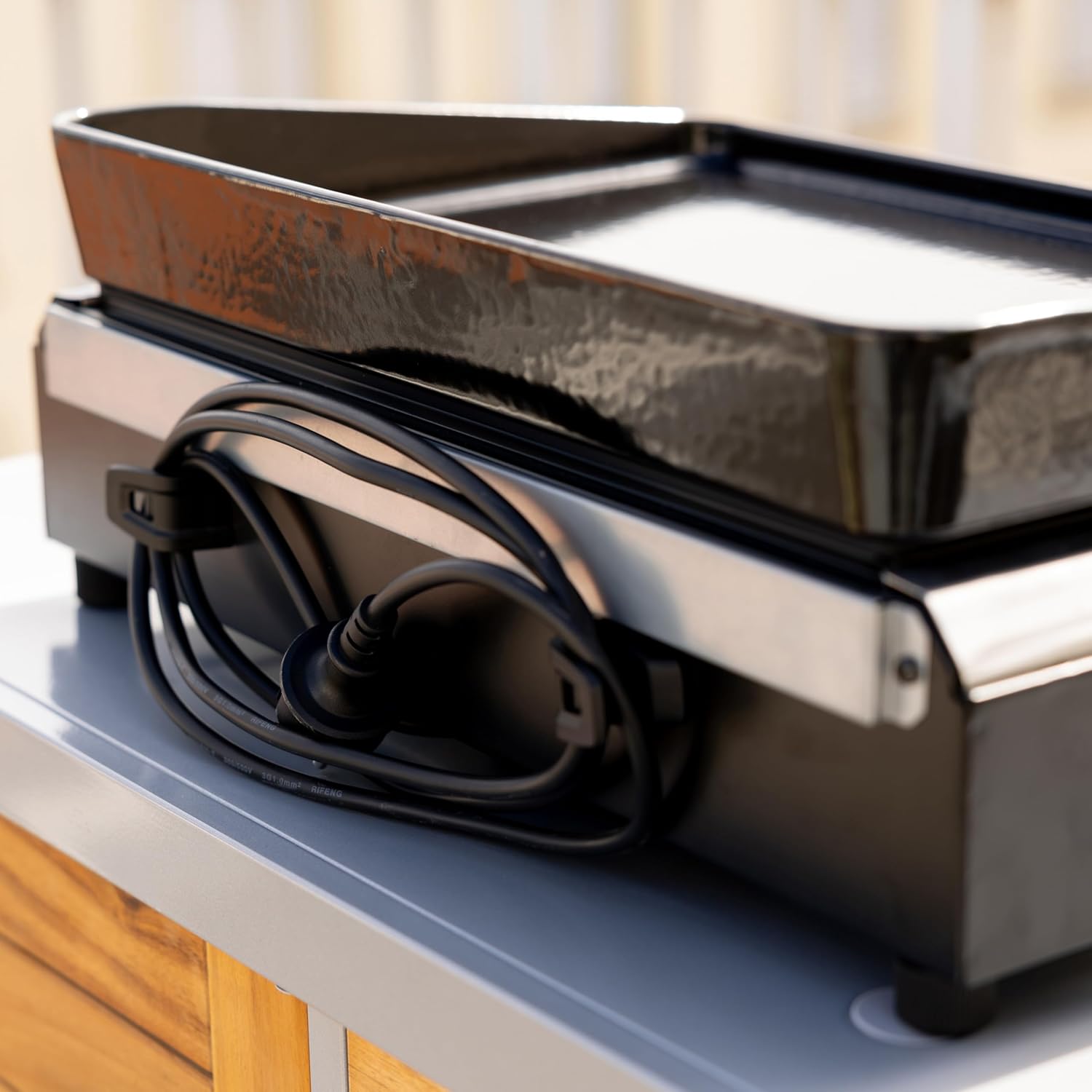 Campingaz - Plancha Electric 1 XD - compacte - plaque fonte émaillée