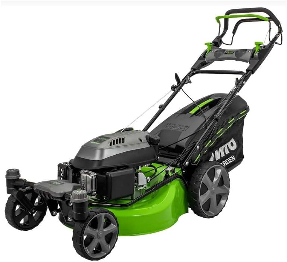 VITO - tondeuse thermique série Pro - 508mm - 6,5CV 196cm³, 6 hauteurs, mulching, éjection, 2000m²