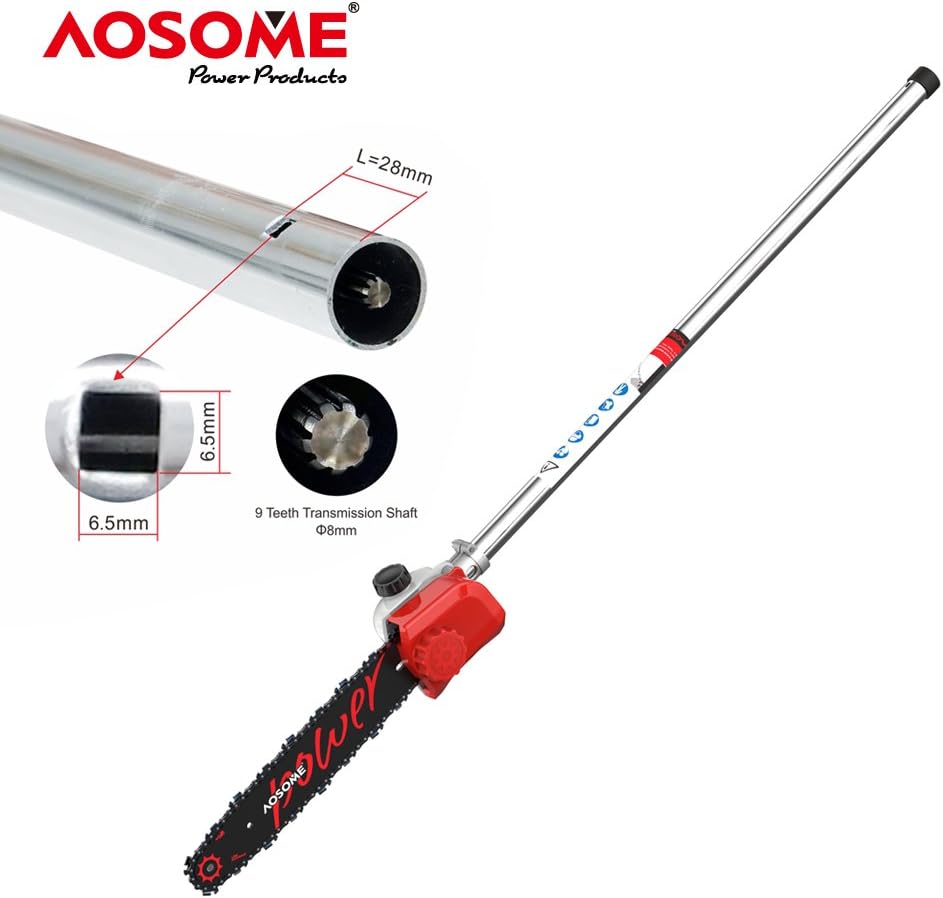 AOSOME - débroussailleuse multifonction 52cm³ 2.2kW, 5 en 1, moteur 3CV