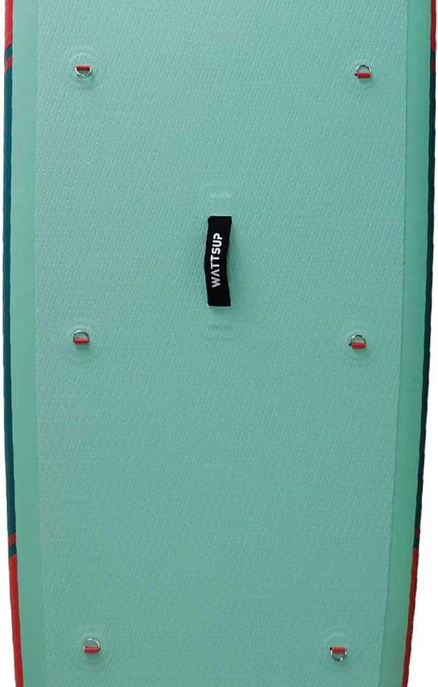 Wattsup - Sup Stand Up Paddle Gonflable - Gamme First - Dropstitch - Pack Complet : Pagaie Leash Pompe Sac de Transport