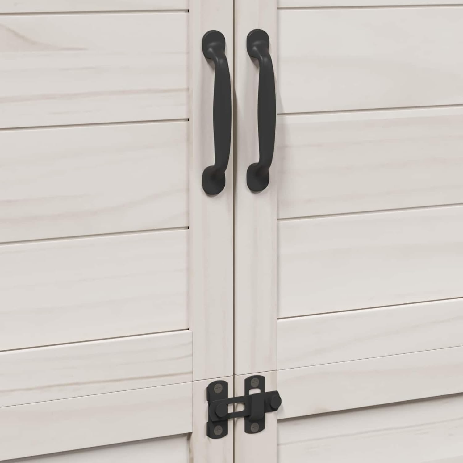 vidaXL - Abri de jardin blanc - 106,5x56x176 cm - bois d’ingénierie, étanche