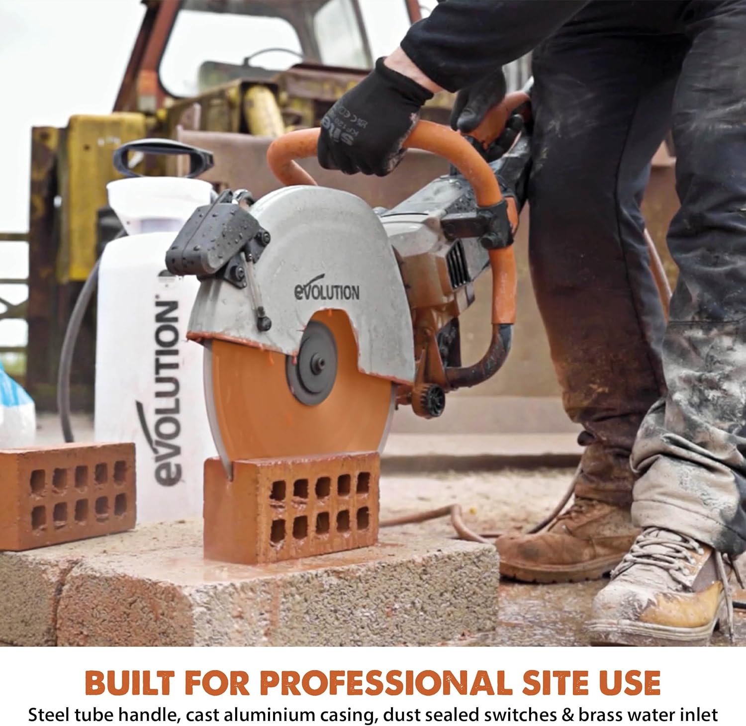 Evolution Power Tools - tronçonneuse béton série R - 350mm, 2700W, lame diamant - R350DCT