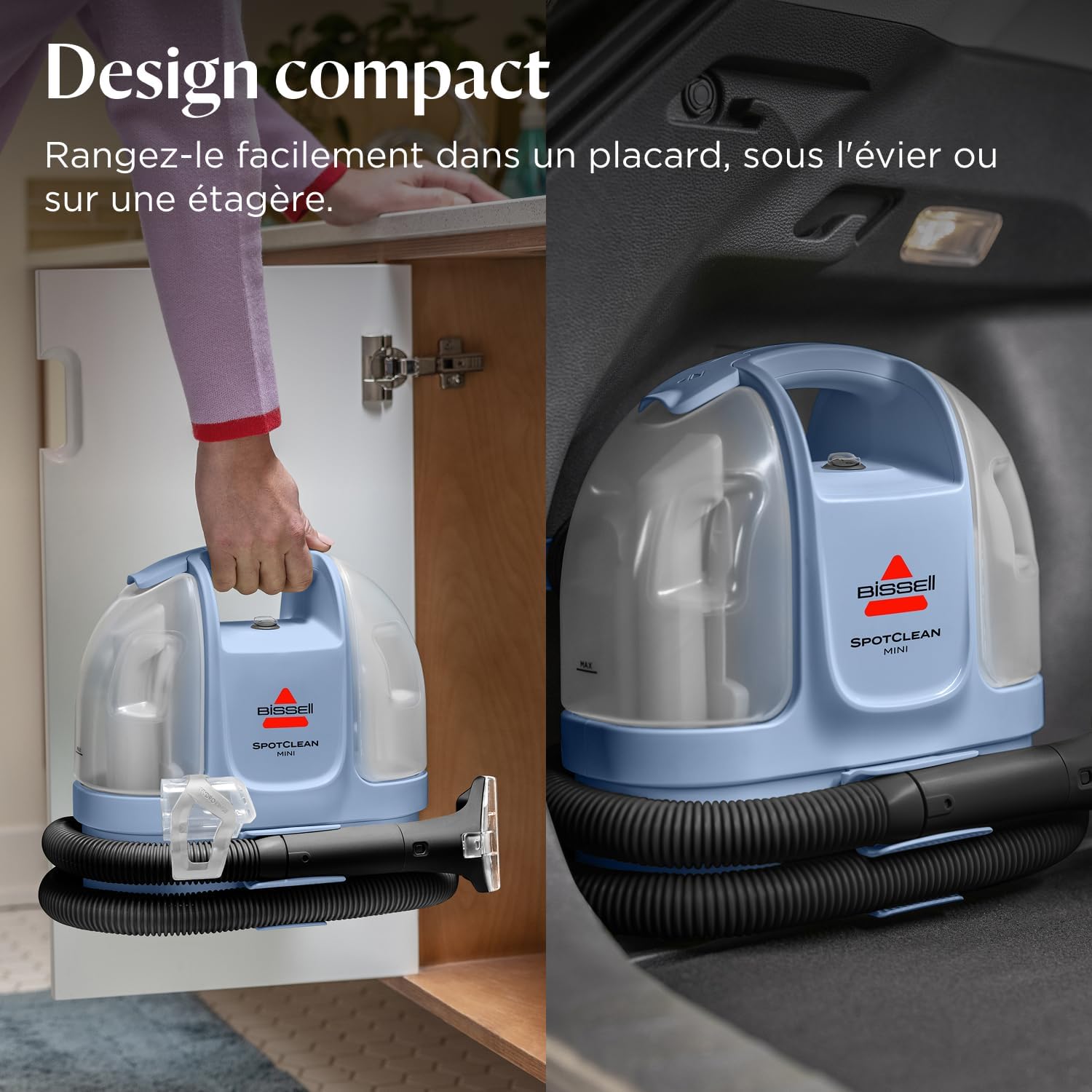 BISSELL - SpotClean Mini - léger, filaire, portable, multi-surfaces - 4103N