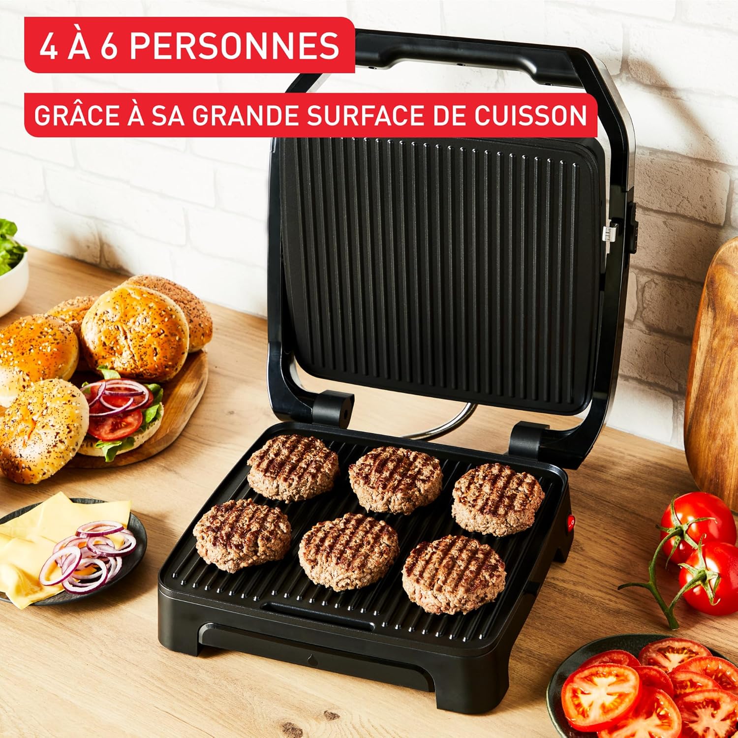 Tefal - Inicio (GC271810) - grande plaque, 2000W, chauffe rapide