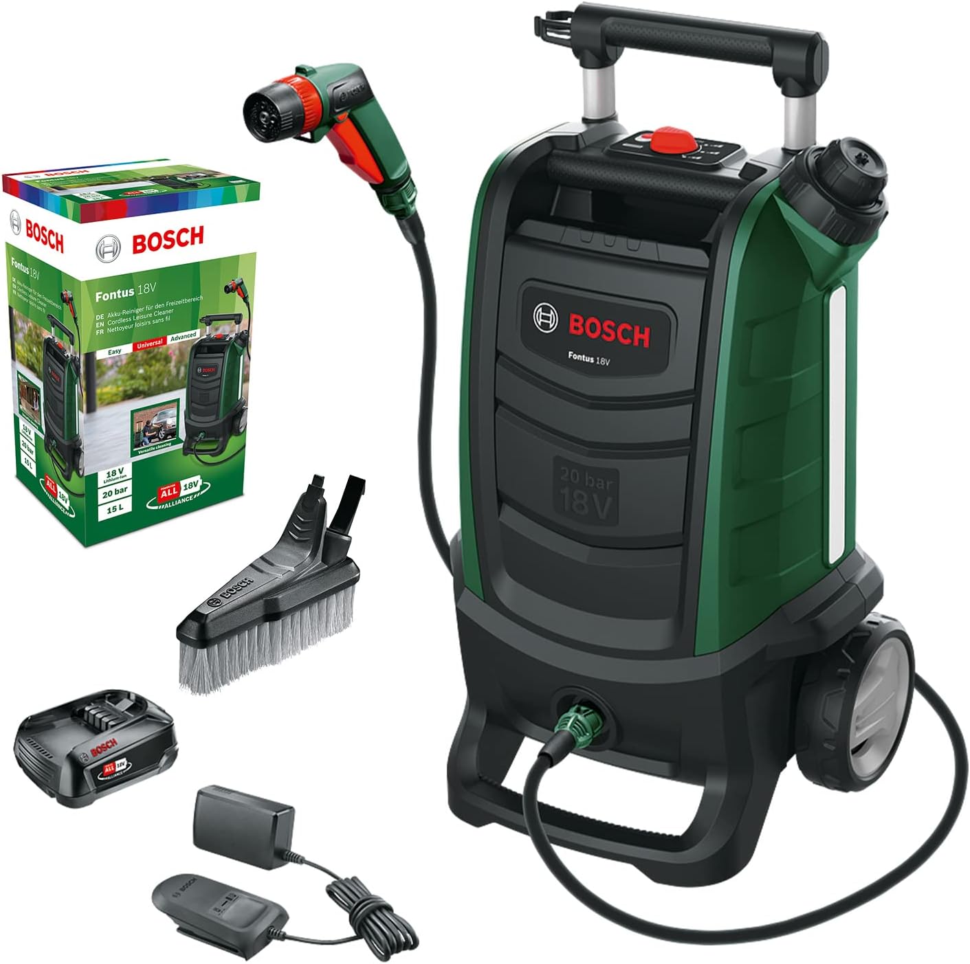 Bosch - Fontus 18V - compact sans fil, batterie incluse, carton