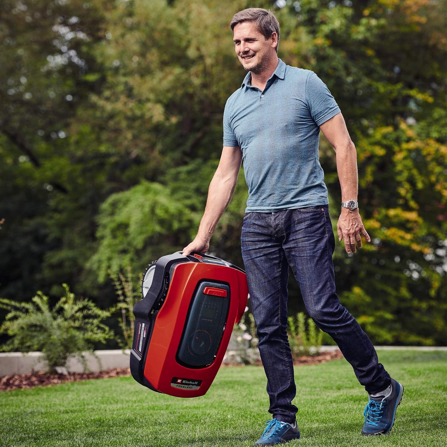 Einhell - FREELEXO série - pour 800 m² - Bluetooth, pente 35%, LCD, 800-LCD-BT