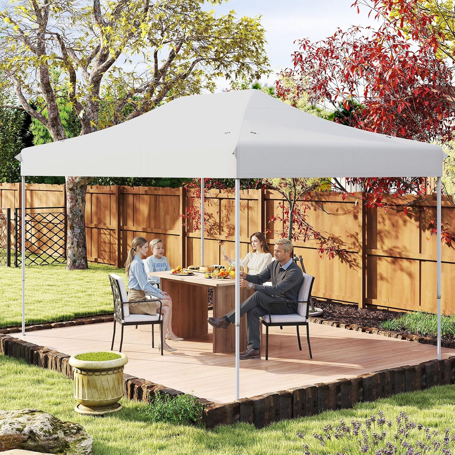 GOPLUS - Tonnelle pliante 3x4,5m - imperméable, réglable, sac de transport