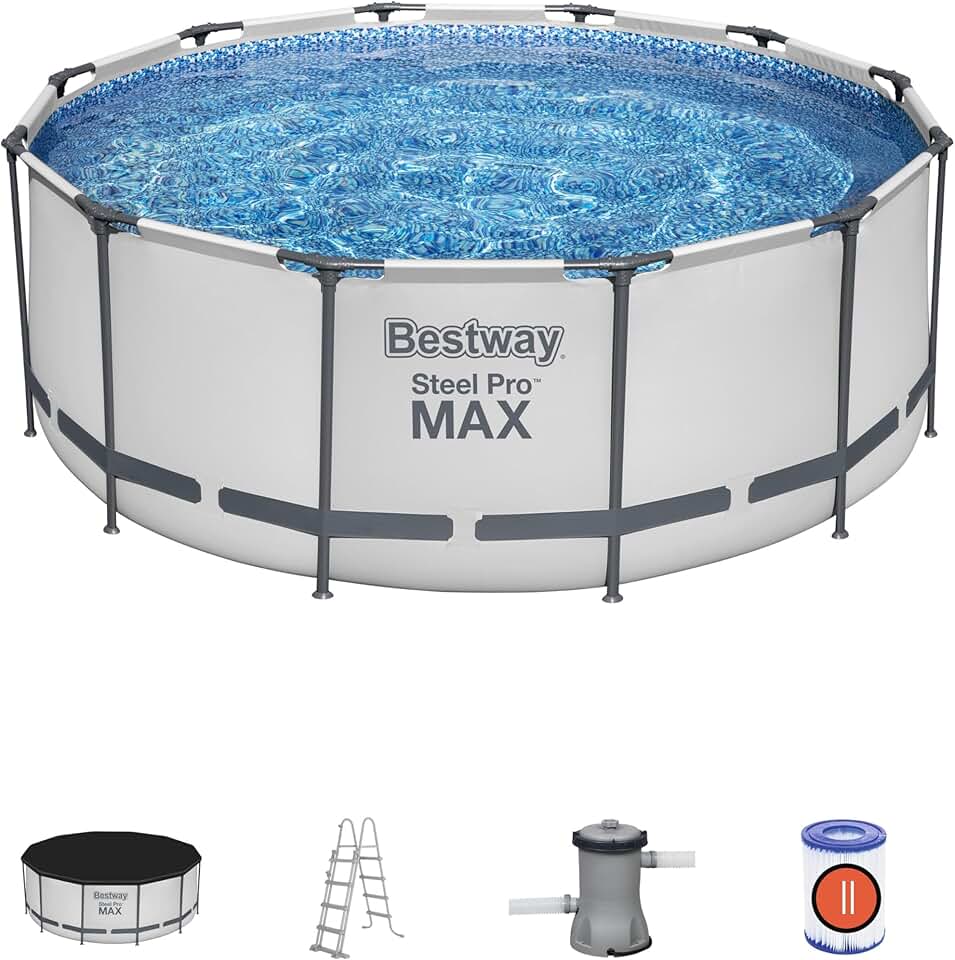 Bestway Steel Pro Max 12' x 48"/3.66m x 1.22m Pool Set
