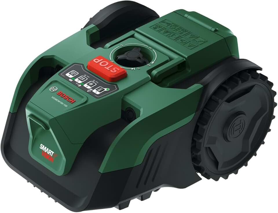 Bosch - Tondeuse robot série VISIMOW - 16 cm - 100 m², coupe 20-60 mm - VISIMOW18V-100