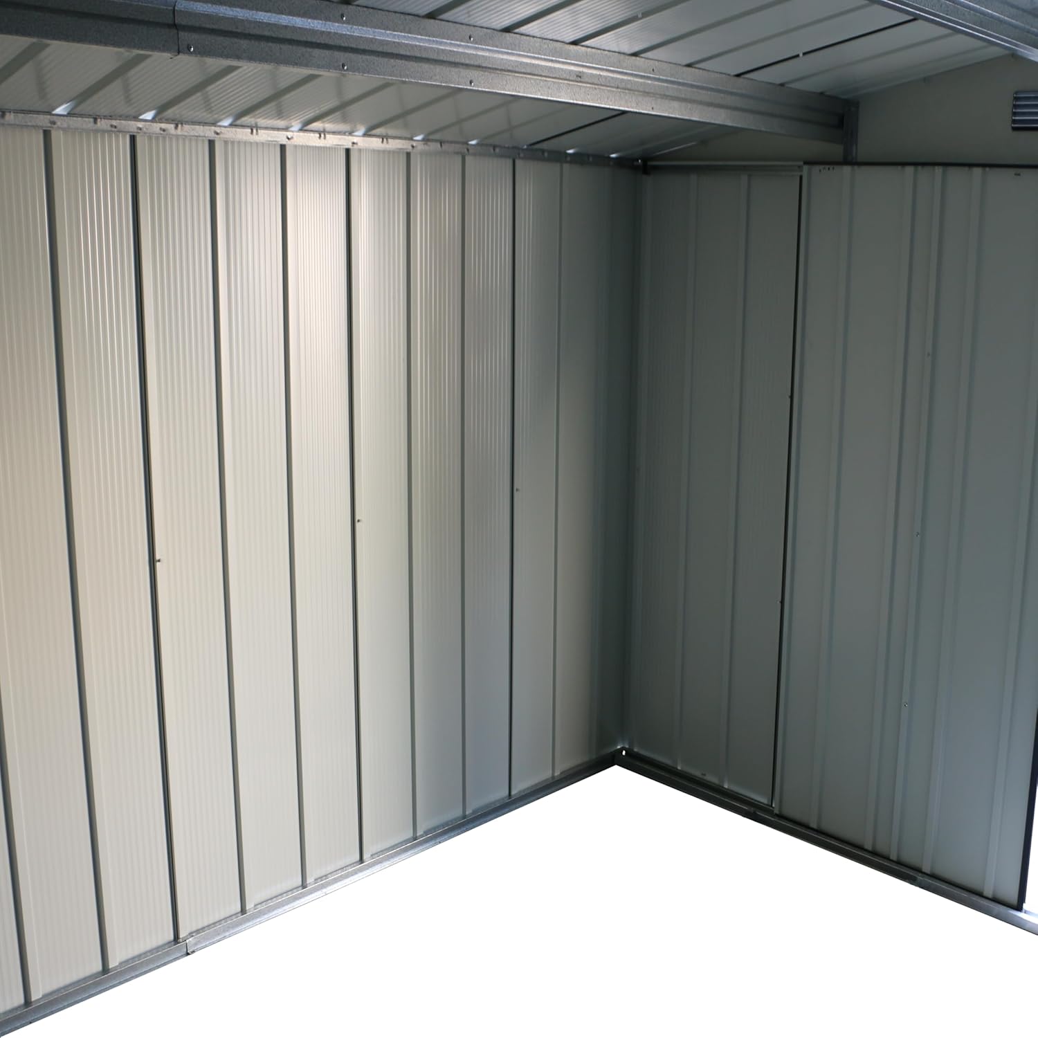 Duramax - ECO Abri de jardin métal 11,68m² toit renforcé anthracite 10x12