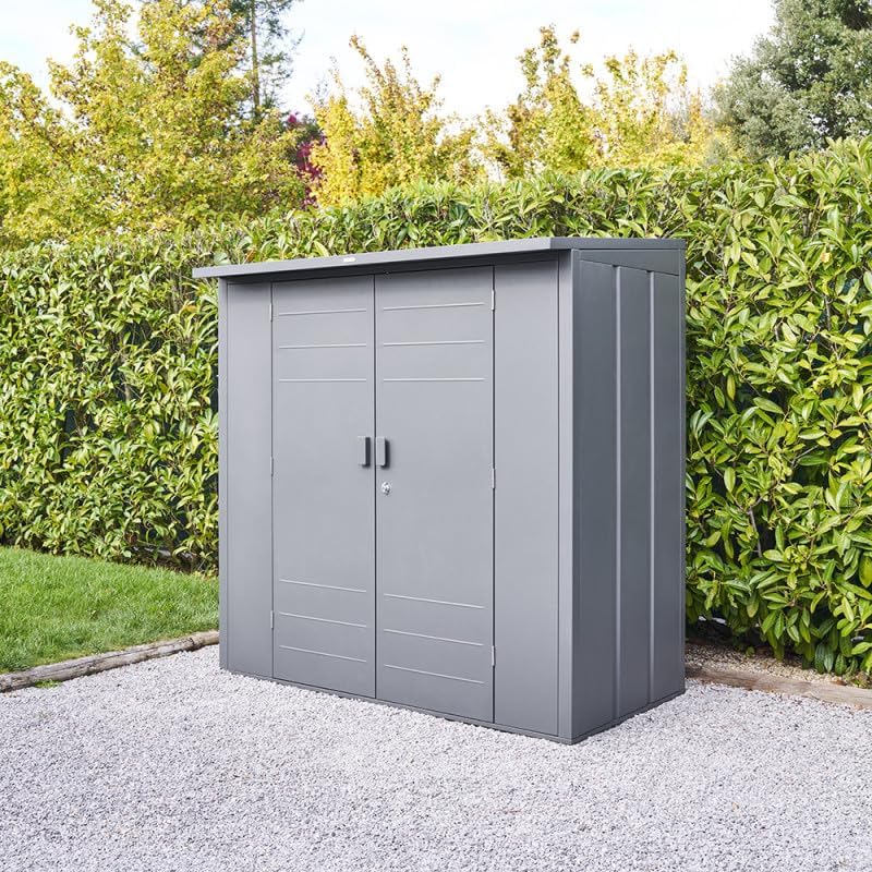 Hespéride - Abri de Jardin Forgia 2,2m² - acier graphite robuste