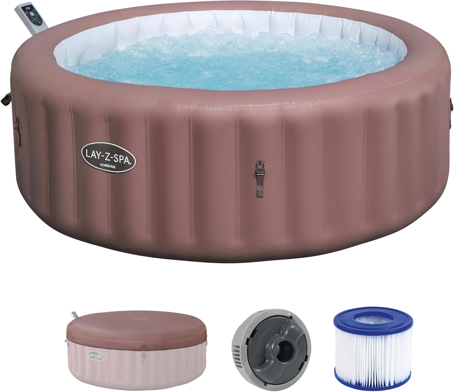 BESTWAY Spa gonflable rond Hawaii Smart AirJet Energy Sense 4 - 6 places