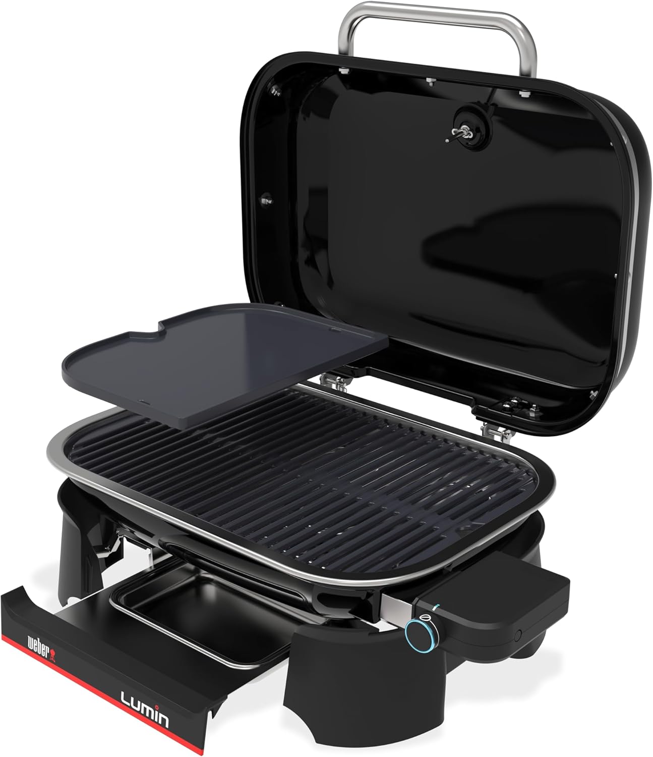 Weber - Lumin - 33x49 cm - Barbecue électrique, fonte, 315°C, thermomètre 1502045
