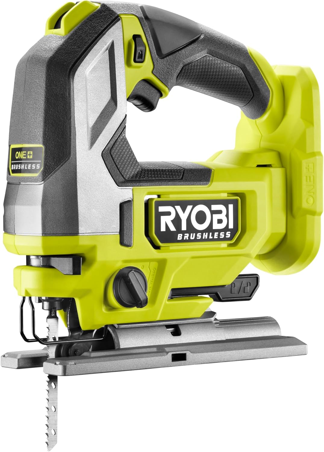 Ryobi - Scie sauteuse brushless 18V, design champignon, coupes courbes précises - RJS18BL-0