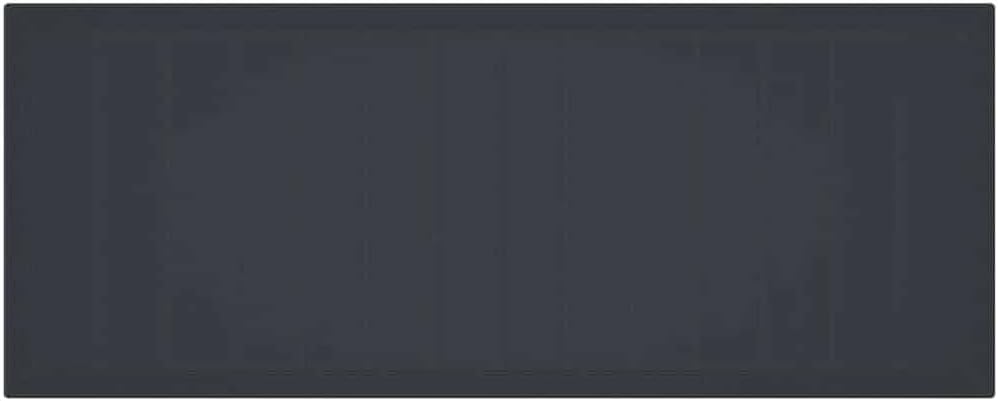 vidaXL - Table de jardin rectangulaire - 250x100x73 cm - poly rotin durable anthracite