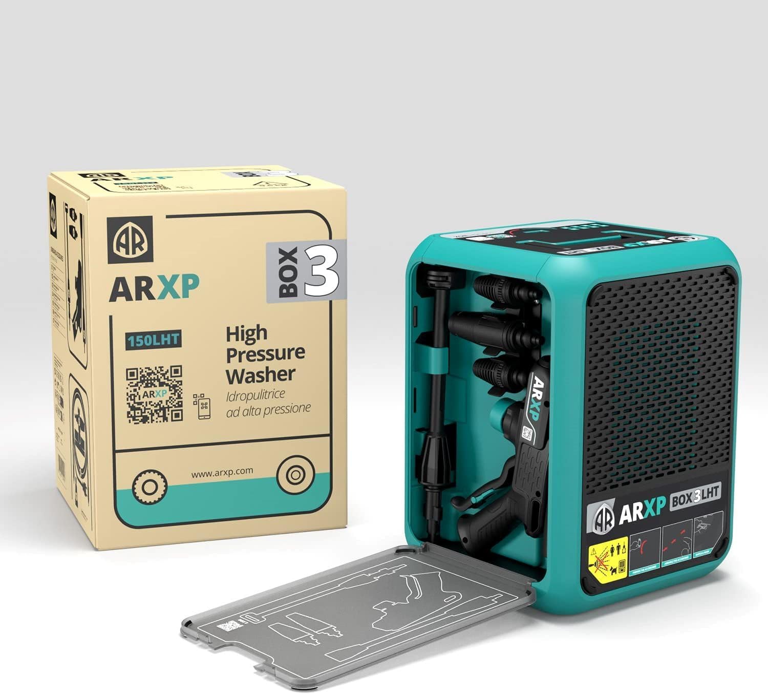 ARXP - BOX3 série - 1900W, 150 bar, 460 l/h - compact, 150LHT