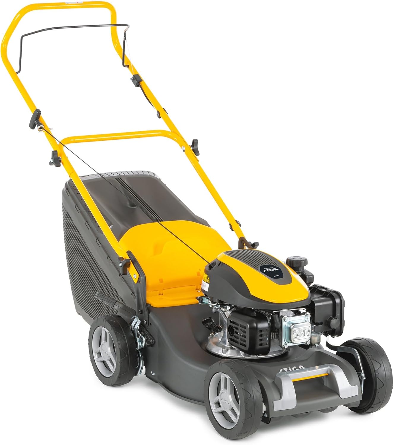 STIGA - Collector 43 - 41 cm, 123 cm3, 60L, réglage centralisé 6 positions