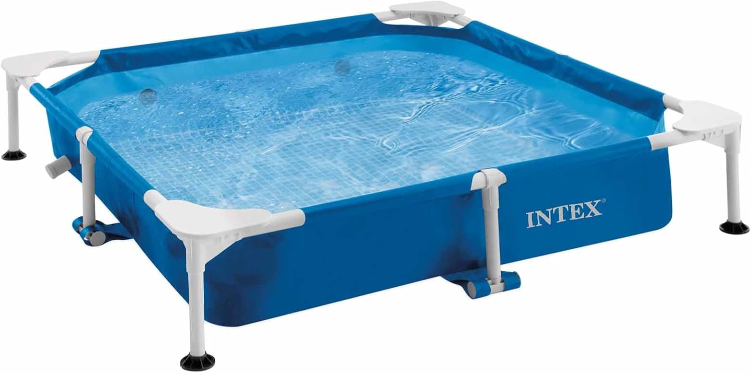 Intex - Animaux - piscine carrée tubulaire enfants - 1,59m - 48402NP