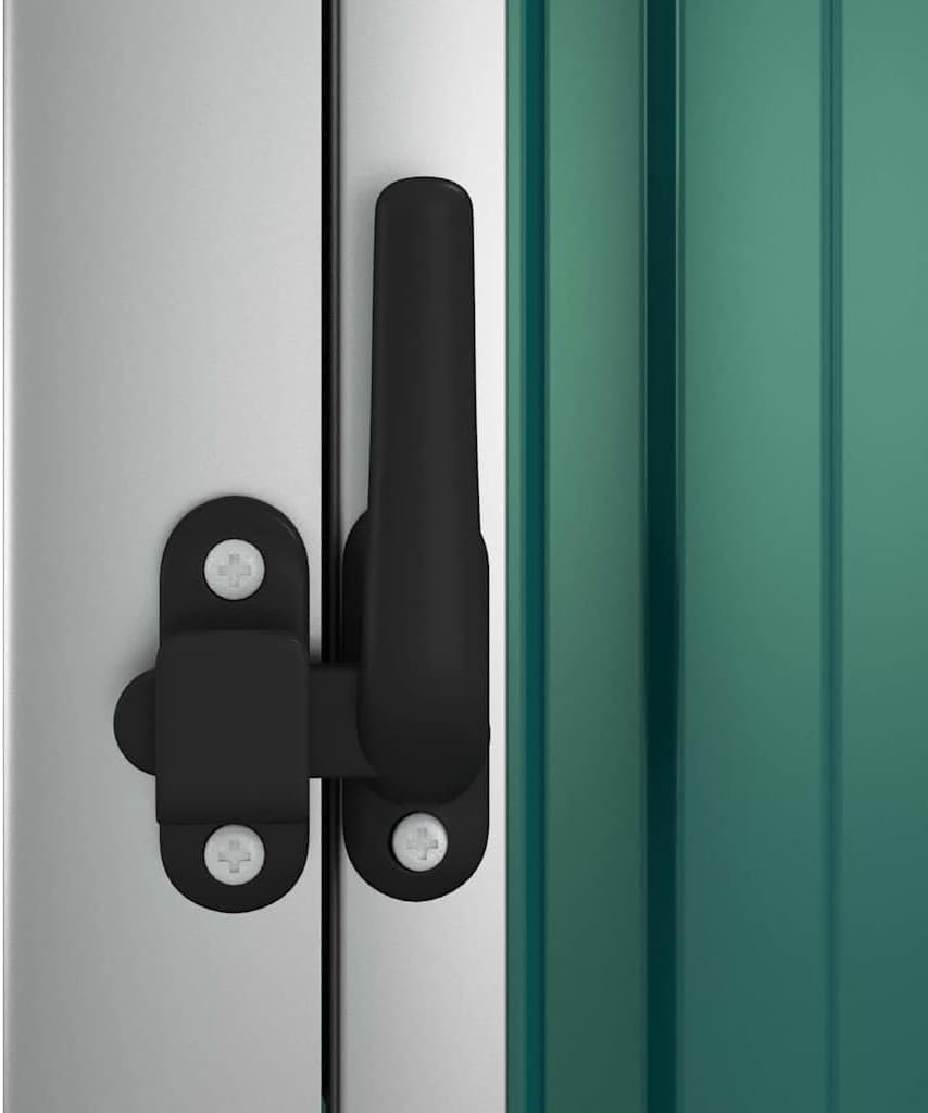 vidaXL Abri de jardin - Abri de jardin Vert - 88 x 89 x 161 cm - En acier galvanisé