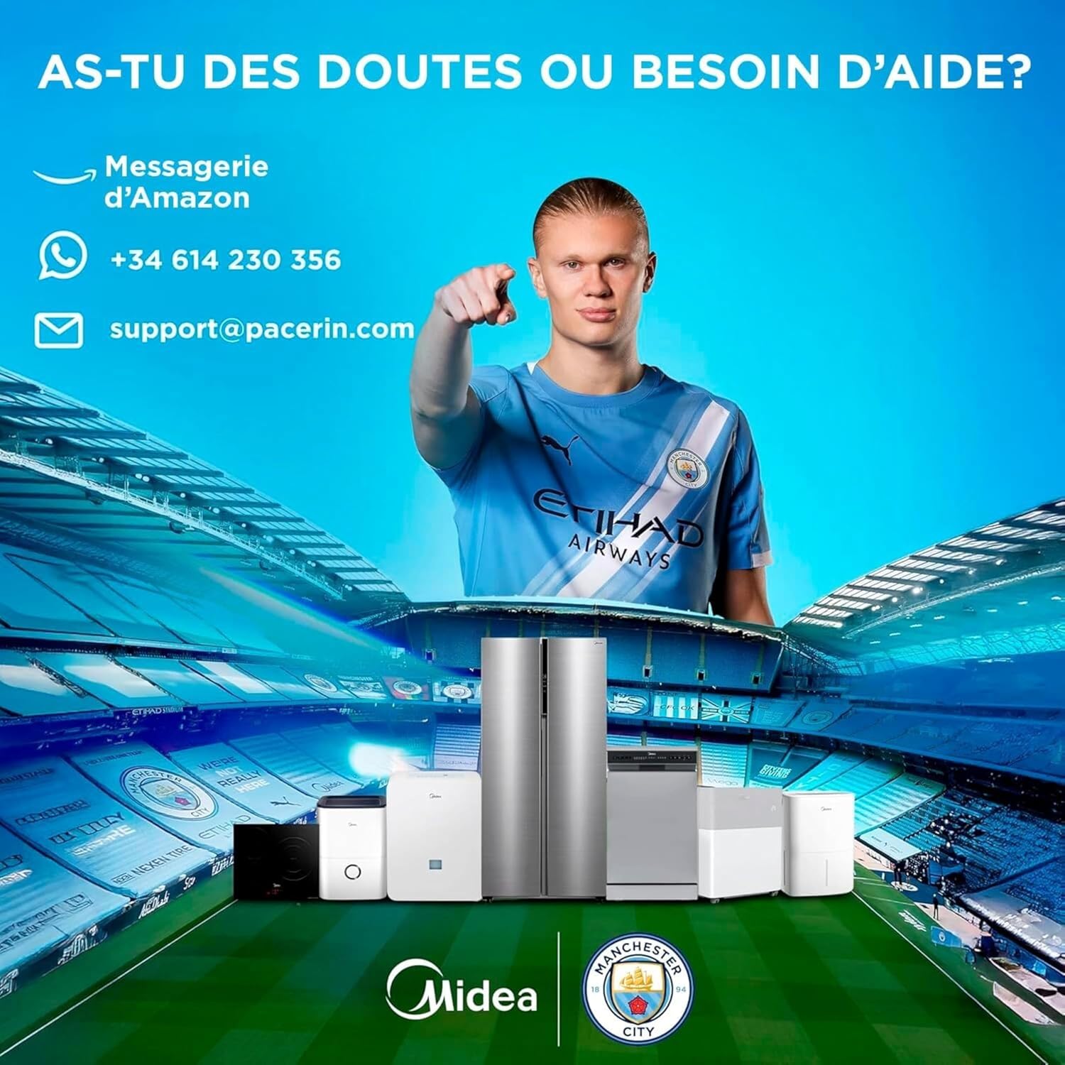 Midea - PortaSplit 12000BTU - 3,5kW, 4-en-1, silencieux, portable MIDEA