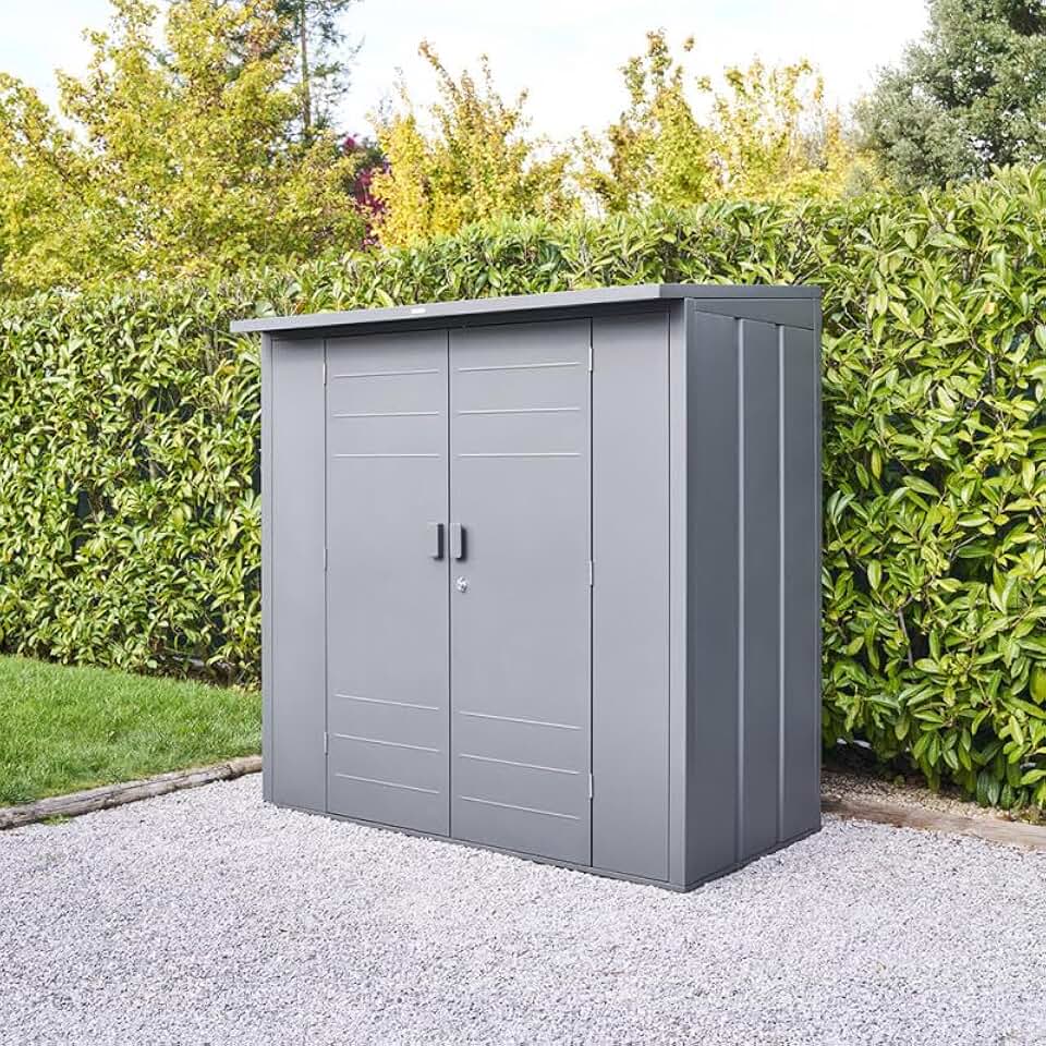 Hespéride - Abri de Jardin Forgia 2,2m² - acier graphite robuste
