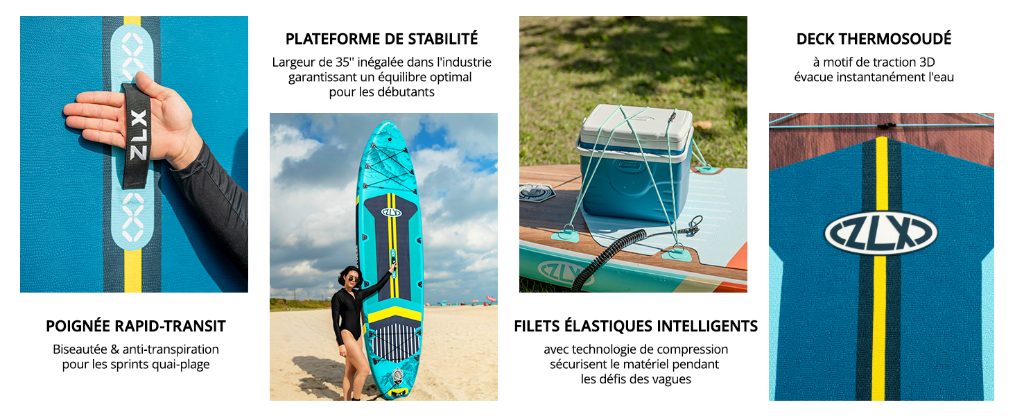 ZLX Planche de stand up paddle gonflable