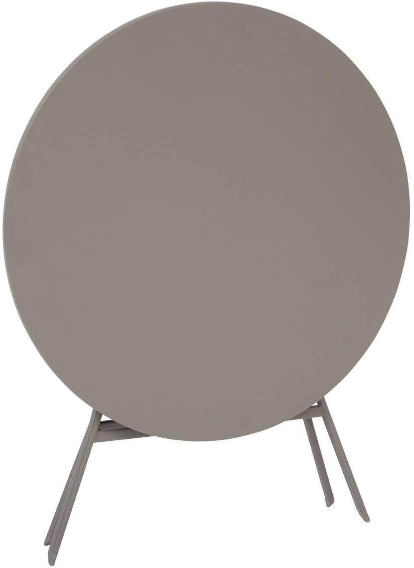 Hespéride - Greensboro - table pliante ronde acier antirouille 4 places