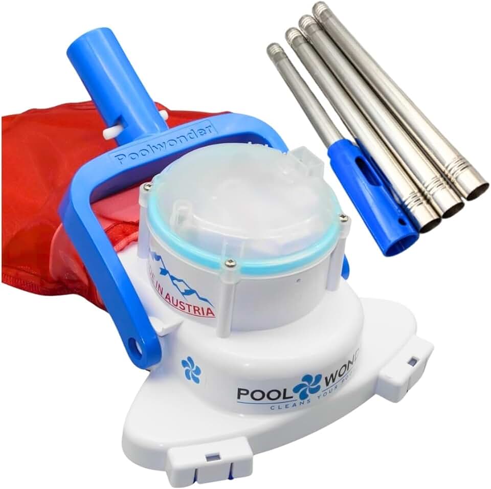 Poolwonder - Cleverix série - 2 m - aspirateur piscine batterie, super maniable