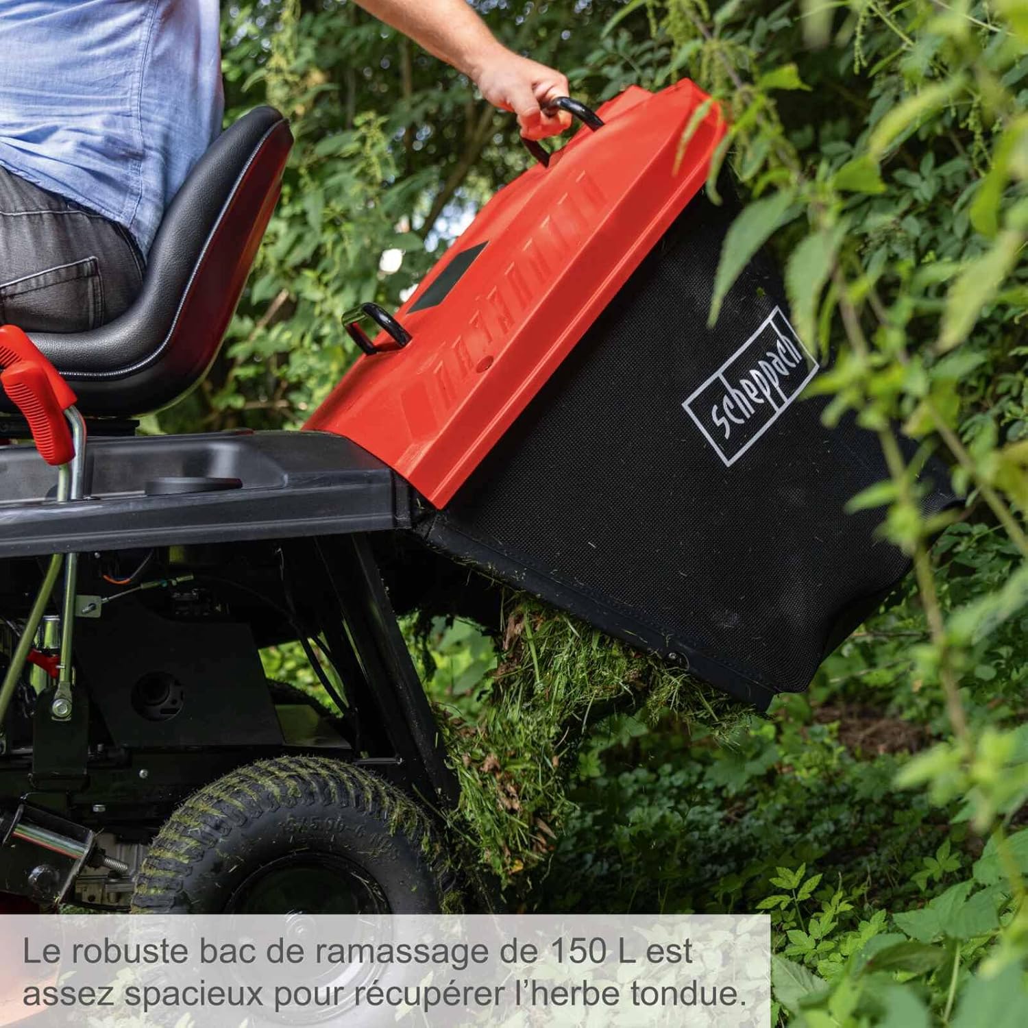 Scheppach - tondeuse autoportée MR230-61 - 61 cm - essence 4,4 kW, 5 hauteurs, jusqu’à 2600 m² - MR230-61
